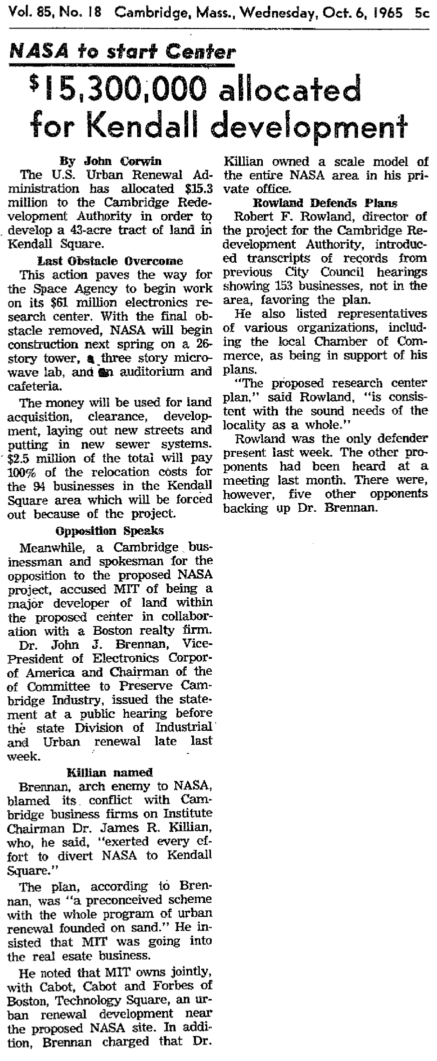 The Tech Oct 6, 1965