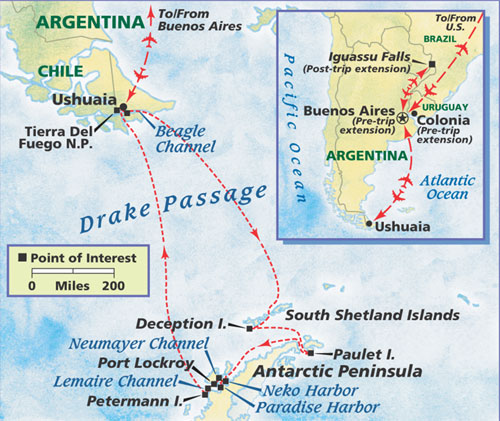 cruise map